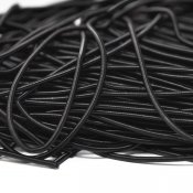 Soft purl wire for bead embroidery, 1mm, black