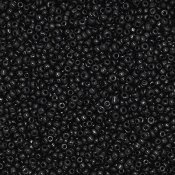 Seed beads, ca 2mm, svarta, 20g