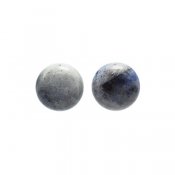 Cabochon, natural denim sodalite, 16mm