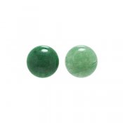 Cabochon, natural green aventurin, 16mm