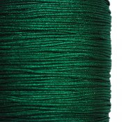 Chinese knotting cord, nylon, 0.8mm, emerald green
