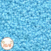 Miyuki Delica 15/0, matte rainbow sky blue