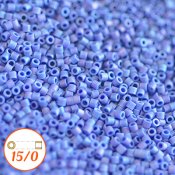 Miyuki Delica 15/0, matte opaque light blue AB