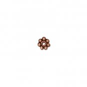 TierraCast 4mm Daisy spacer beads, copper-plated
