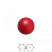 Хрустальный жемчуг Preciosa Nacre Pearls, 12мм, Red