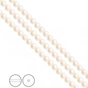 Preciosa Nacre Pearls (premium quality), 4mm, Creamrose