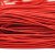 Mjuk cannetille wire för pärlbroderier, 1mm grov, röd