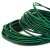 Styv cannetille wire för pärlbroderier, 1mm grov, grön