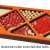 Exklusiva låsbara antispill-brickor för seed beads och små pärlor, orangea