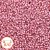 Miyuki seed beads 11/0, rose-lined crystal