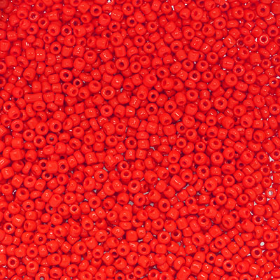 Seed beads, ca 2mm, röda