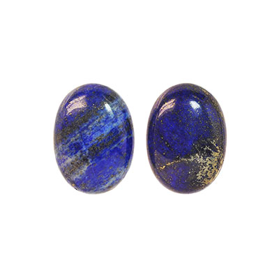Cabochon, naturlig lapis lazuli, 22x30mm oval