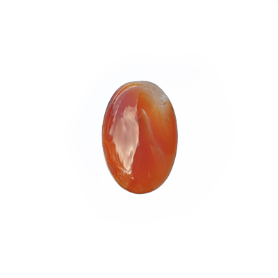Cabochon, naturlig röd agat, 20x30mm oval