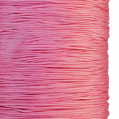 Kinesisk knyttråd av polyester, 1mm, rosa