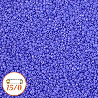 Miyuki seed beads 15/0, dyed opaque purple