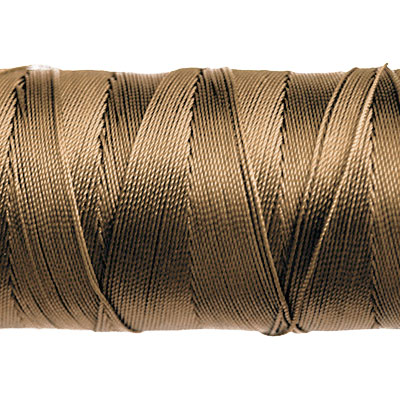 Knyt- och sytråd av nylon, 0.8mm, bronsbrun