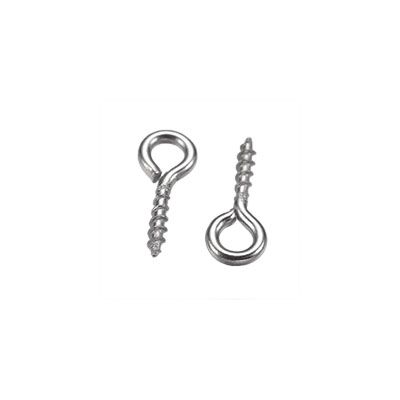 Screw eye, stainless surgical steel, 4x10.5mm
