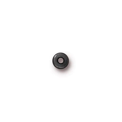 TierraCast 4mm disk-spacers, svarta