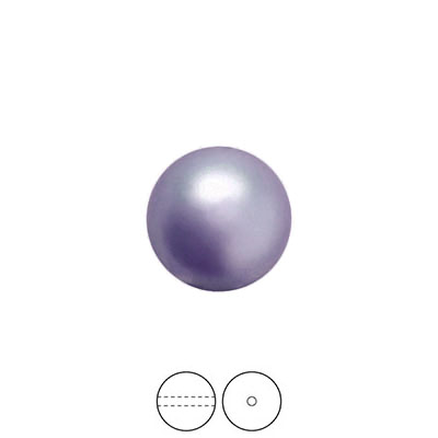 Preciosa Nacre Pearls (premiumkvalitet), 12mm, Lavender