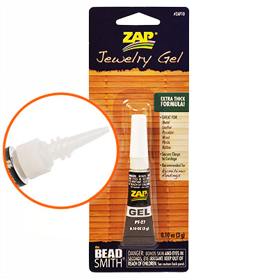 ZAP Jewelry Gel, quick-drying adhesive